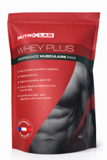 Protéines pour la musculation Whey plus
