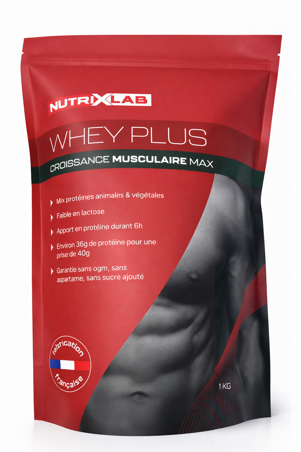 Protéines pour la musculation Whey plus